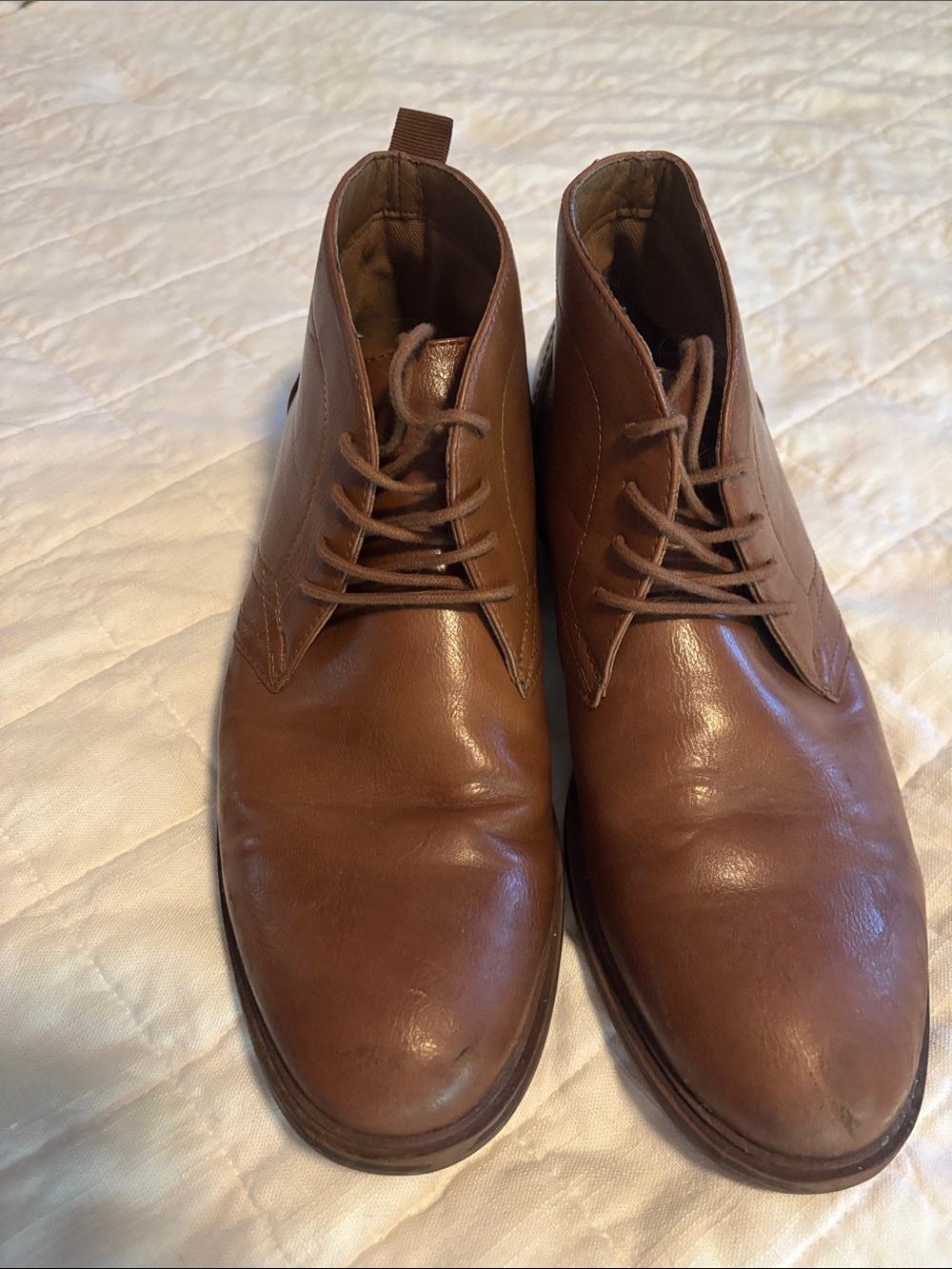 Sonoma Brown Leather Chukka Boots